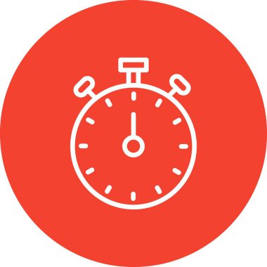 vektör Stopwatch simgesi, illüstrasyon