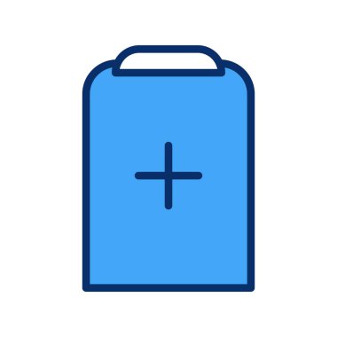 Tıbbi ikonun vektör yanılsaması, tıp konsepti 