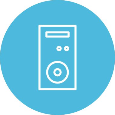  vektör pc simgesi, illüstrasyon