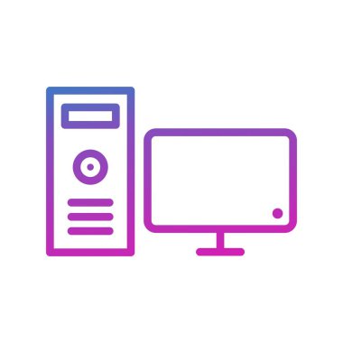 bilgisayar simgesi vektör illüstrasyonu