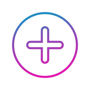 Modern b 'nin vektör illüstrasyonu tıbbi simgeden yoksun