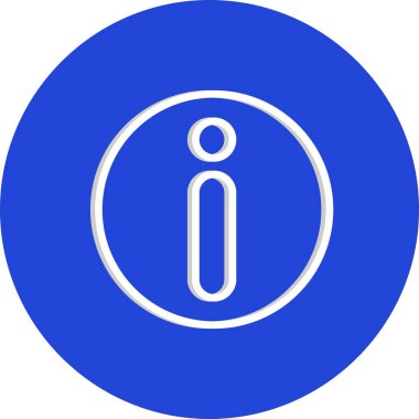  bilgi simgesi, basit vektör illüstrasyonu