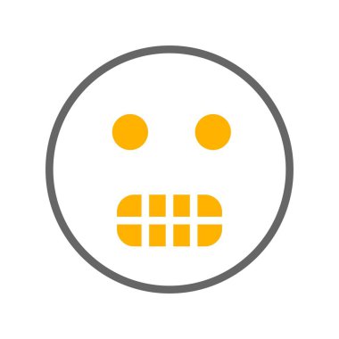 Bir hayaletin yüzünün vektör çizimi