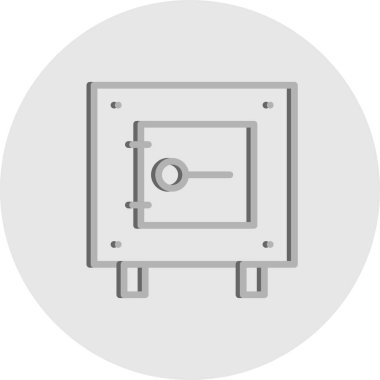 Vektör Kilit simgesi, illüstrasyon