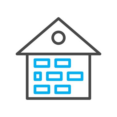 ev simgesi, vektör illüstrasyonu