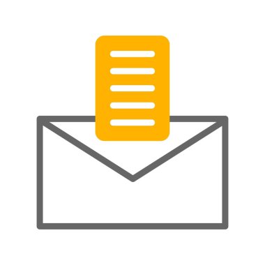 vektör e- posta simgesi, basit vektör illüstrasyonu