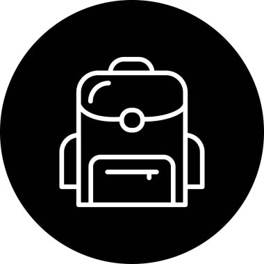 Ampul simgesi, basit vektör illüstrasyonu