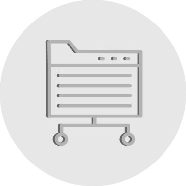 Seo simgesinin vektör illüstrasyonu, pazarlama kavramı 