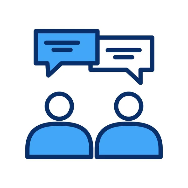 Vector Chat Icon Simple Vector Illustration — Stock Vector