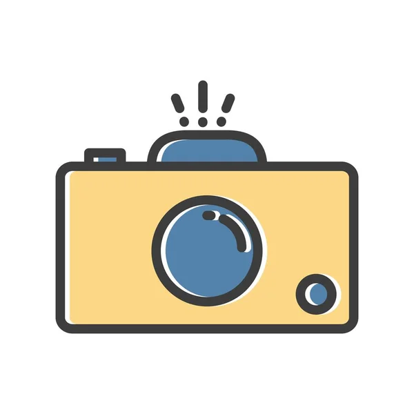 Vektor Cam Symbol Illustration — Stockvektor