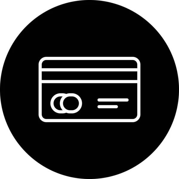 病媒信用卡Ico — 图库矢量图片