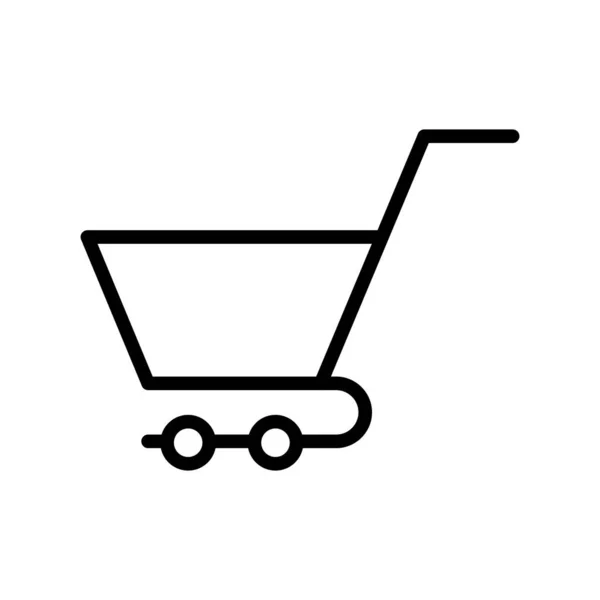 Trolley Symbol Einfache Vektorillustration — Stockvektor