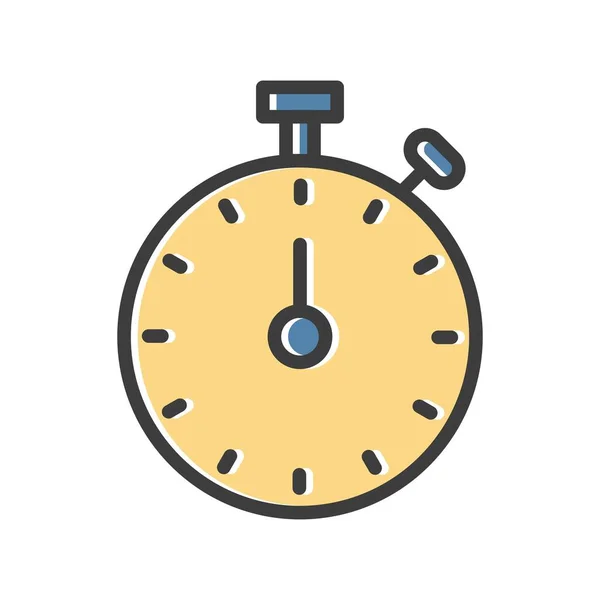 Vector Stopwatch Icoon Illustratie — Stockvector