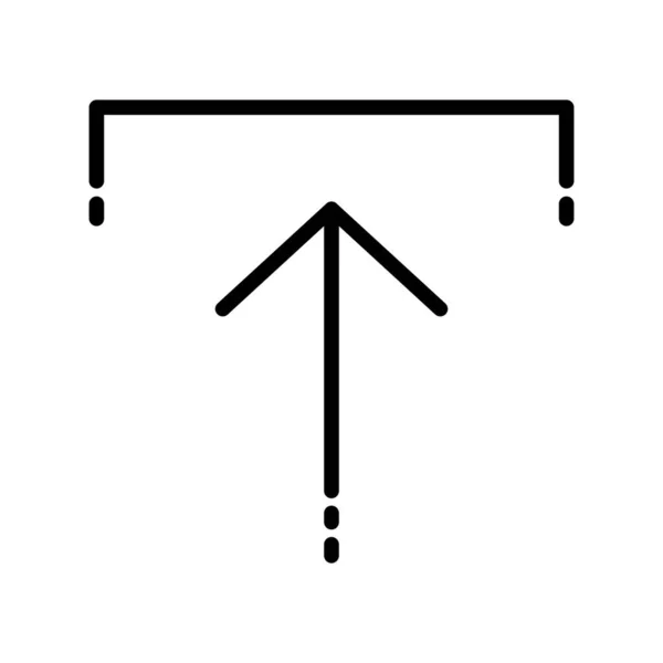 Upload Icon Simple Vector Illustration — Stock Vector