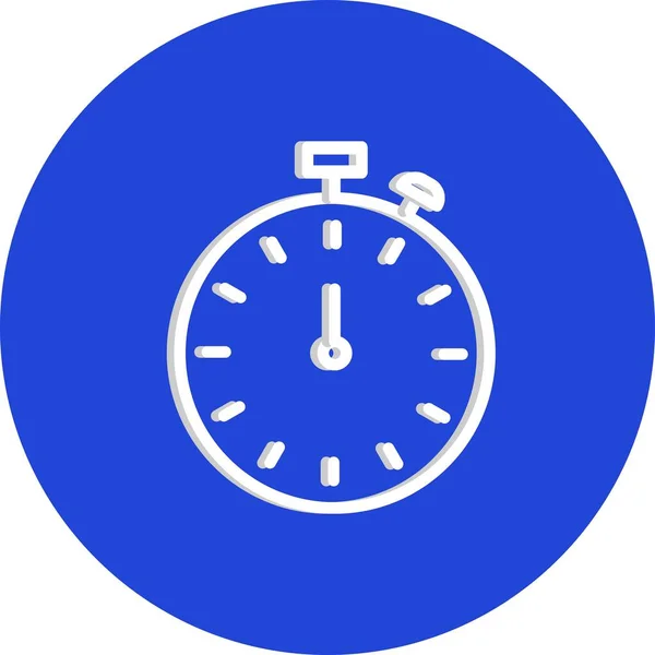 Vector Stopwatch Icon Illustration — 스톡 벡터