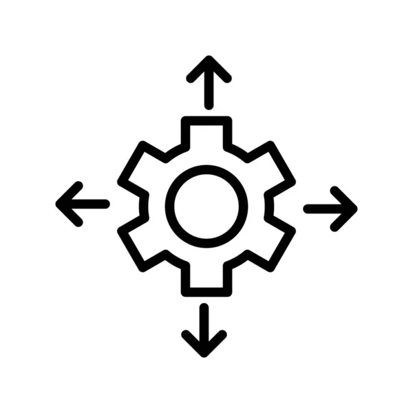 Icono Ajuste Ilustración Vectorial Simple — Archivo Imágenes Vectoriales