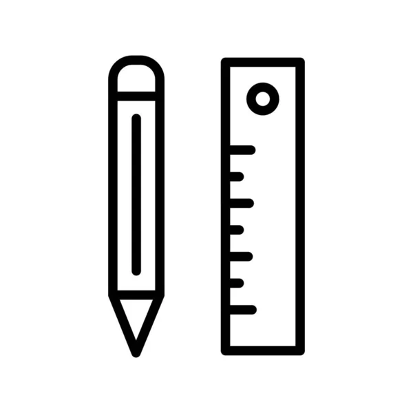 Vektorová Ilustrace Ikony Vzdělávání Koncepce Školy — Stockový vektor