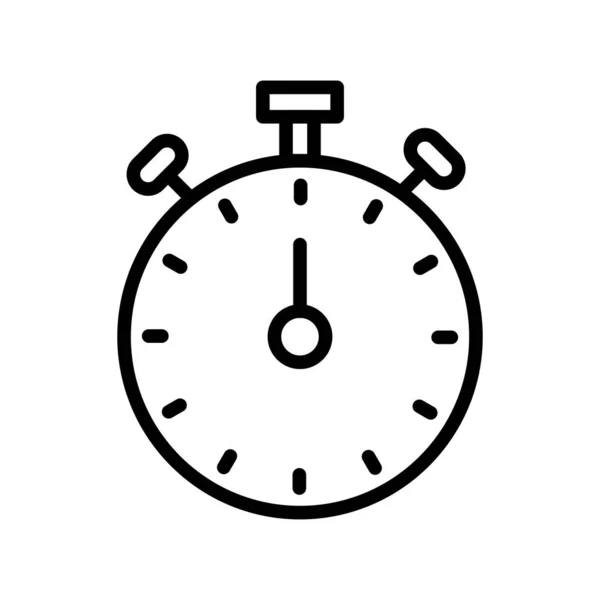Vector Stopwatch Icon Illustration — 스톡 벡터
