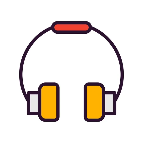 Εικονογράφηση Διανύσματος Εικονιδίου Ακουστικών — Διανυσματικό Αρχείο