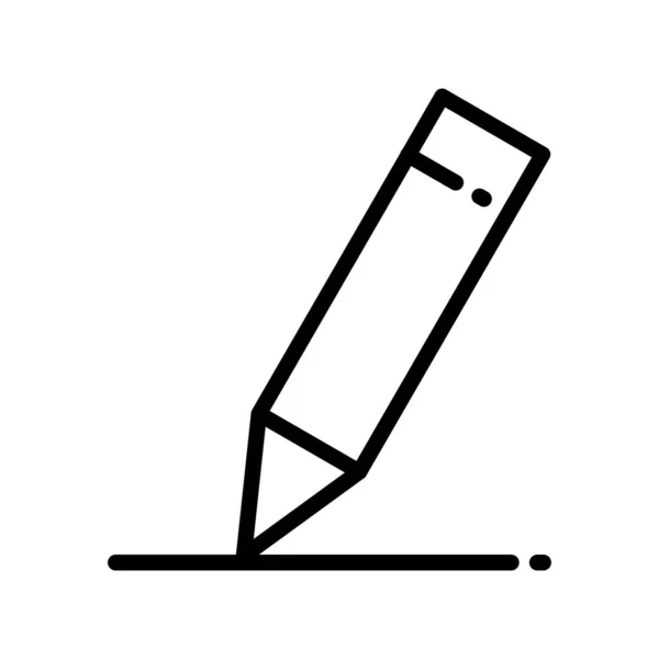 Bleistift Symbol Vektor Illustration — Stockvektor