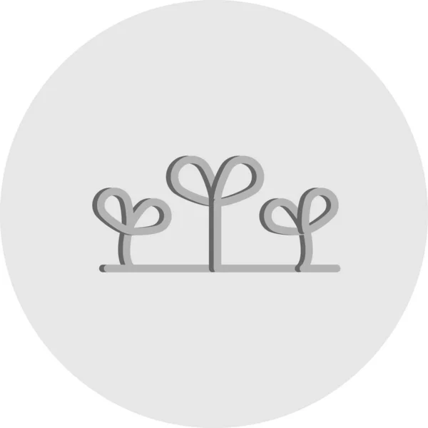 Иконка Векторного Растения Иллюстрация — стоковый вектор