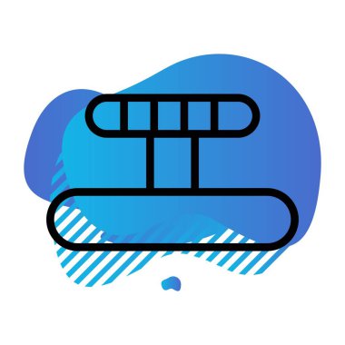 Bahçe işlerinin vektör illüstrasyonu, bahçe aletleri kavramı