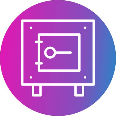 Vektör Kilit simgesi, illüstrasyon