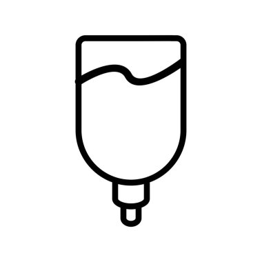 Tıbbi ikonun vektör yanılsaması, tıp konsepti 