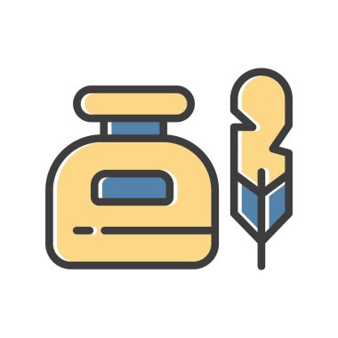 Eğitim ikonu okul kavramının vektör illüstrasyonu 