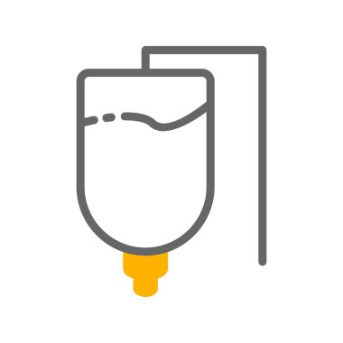 Tıbbi ikonun vektör yanılsaması, tıp konsepti 