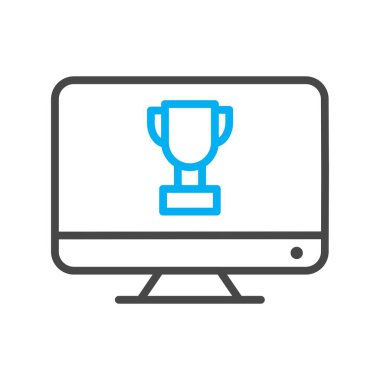 Lcd vektörü simgesi, illüstrasyon