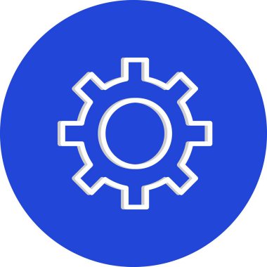 Simge ayarlanıyor, basit vektör illüstrasyonu