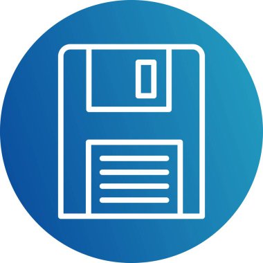 vektör disket simgesi, illüstrasyon