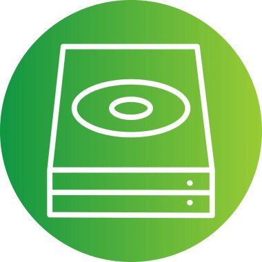 vektör disk simgesi, illüstrasyon