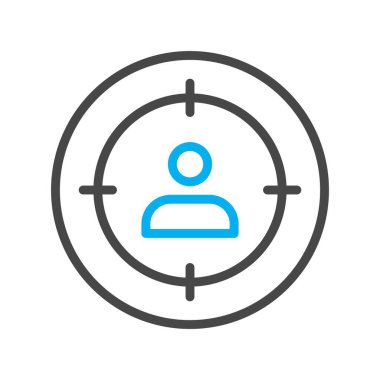 Seo simgesinin vektör illüstrasyonu, pazarlama kavramı 