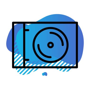 Bilgisayar donanımının vektör illüstrasyonu, dijital kavram