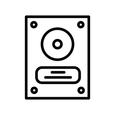 Bilgisayar donanımının vektör illüstrasyonu, dijital kavram