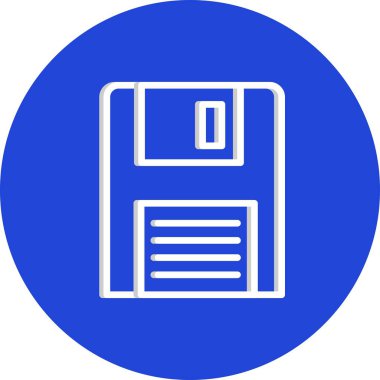 vektör disket ağ simgesi, illüstrasyon