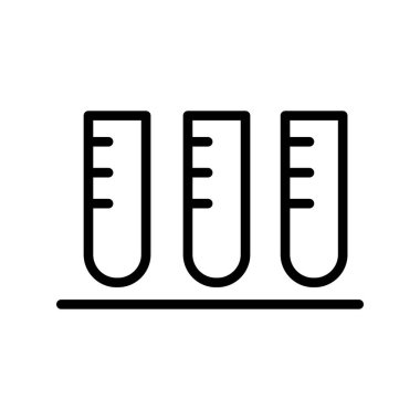  Vektör test tübü Ico
