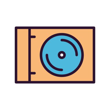 Güvenli bir simgenin vektör illüstrasyonu