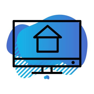 bilgisayar simgesi, vektör illüstrasyonu