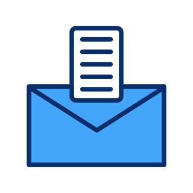 vektör e- posta simgesi, basit vektör illüstrasyonu