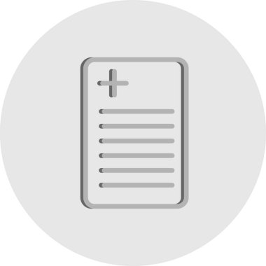 Tıbbi ikonun vektör yanılsaması, tıp konsepti 