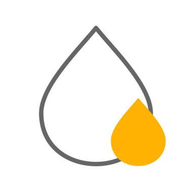 Simgeyi düz renk olarak bırak. vektör illüstrasyonu