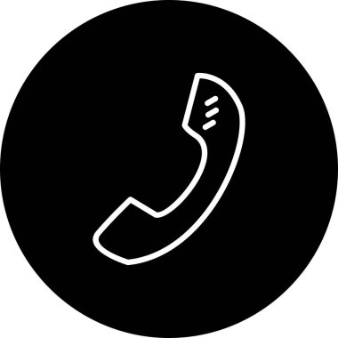  çağrı simgesi, basit vektör illüstrasyonu