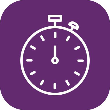 vektör Stopwatch simgesi, illüstrasyon