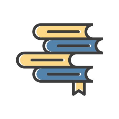 Eğitim ikonu okul kavramının vektör illüstrasyonu 