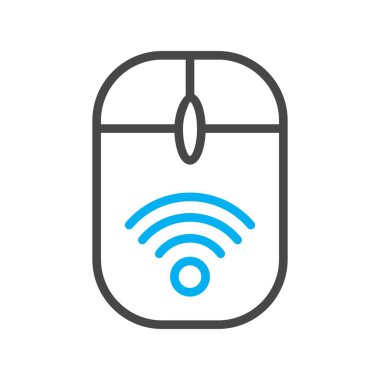 kablosuz fare simgesi. vektör illüstrasyonu