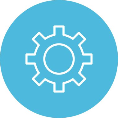 Simge ayarlanıyor, basit vektör illüstrasyonu