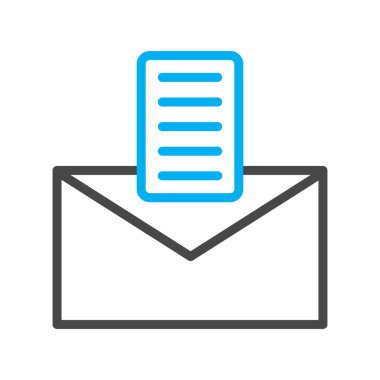 vektör e- posta simgesi, basit vektör illüstrasyonu